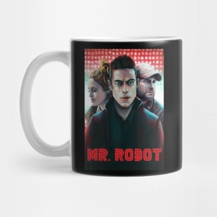 Robot Show Illustration Mug